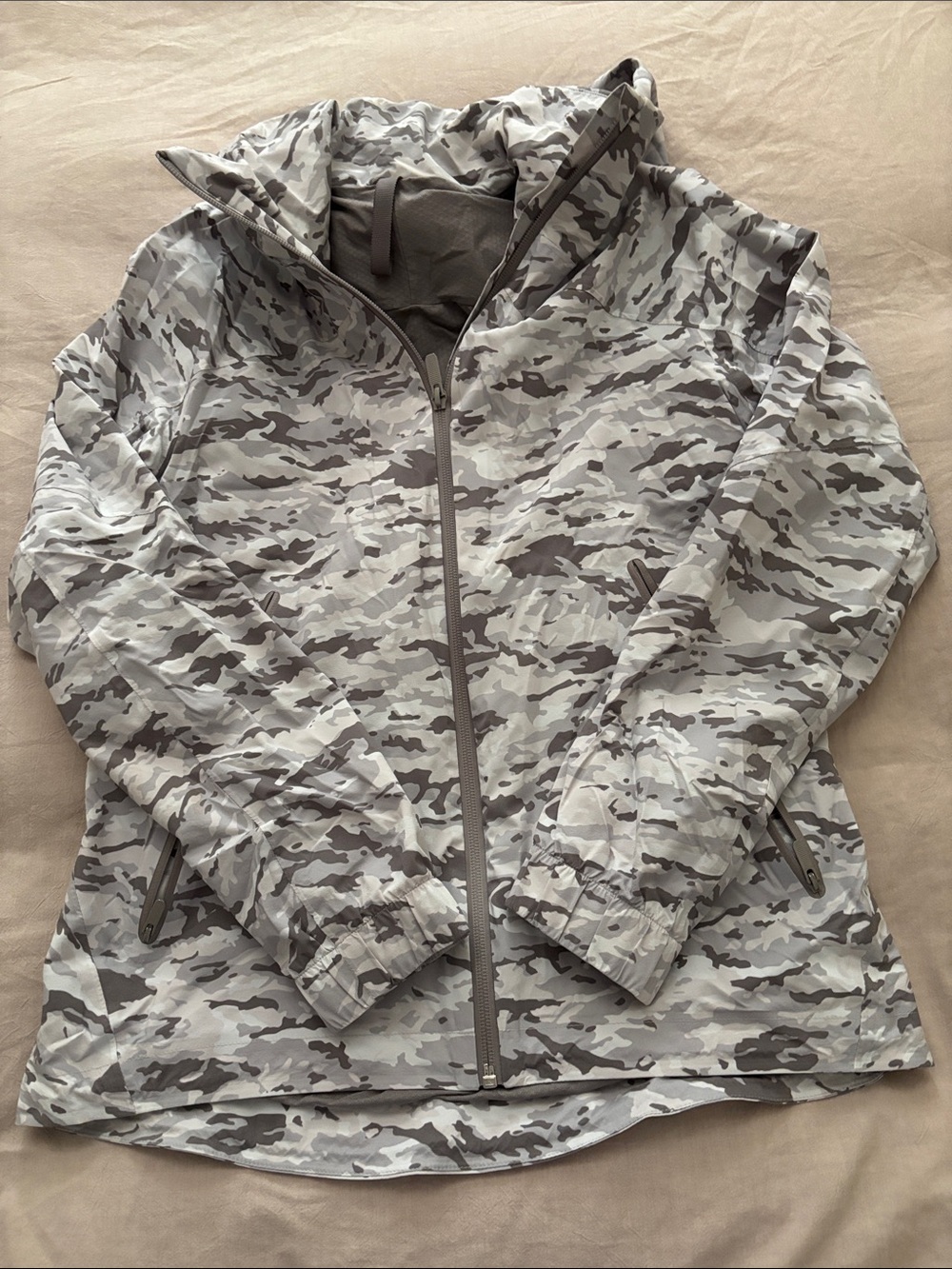 lululemon athletica Gray & White Camo Utility Jacket